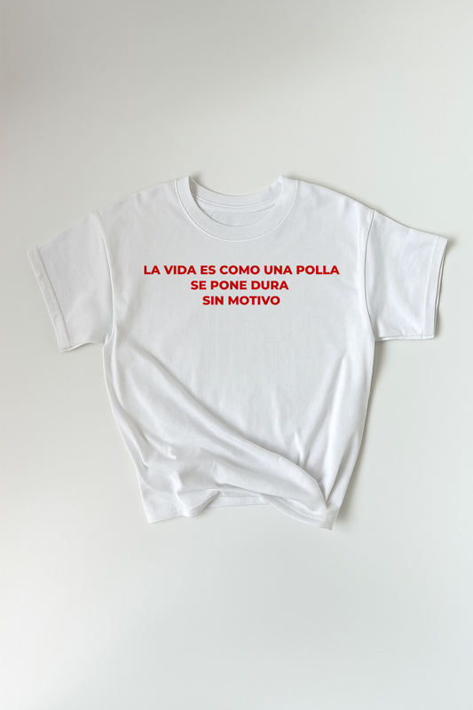 La vida es como una polla se pone dura sin motivo